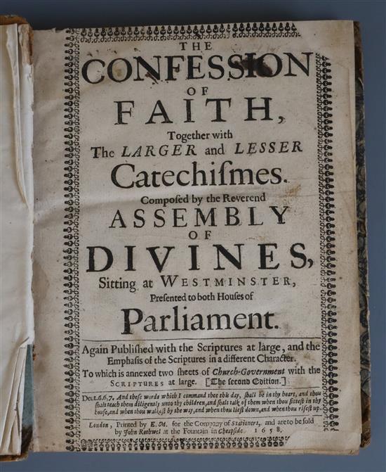 Westminster Assembly of Divines - The Confession of Faith, Together with the Larger and Lesser Catechismes ...,